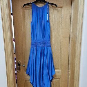 RAMY BROOK Elegant Blue Sleeveless Midi Dress